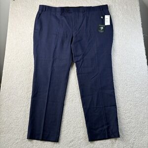 Lauren Ralph Lauren Edgewood Suit Pants Men's 44x30 UltraFlex Navy Plaid Wool
